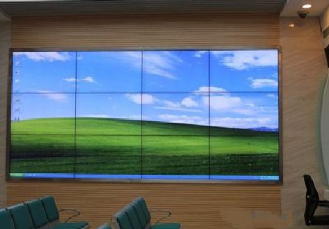 桃源液晶拼接屏的另类用法。